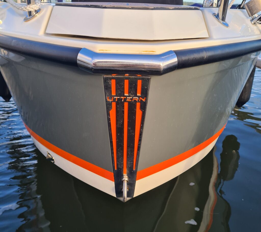 modern fiberglass boat hull